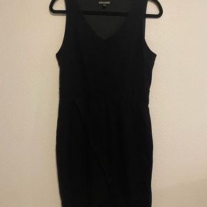 Express Black Stretch Shift Dress Size 12